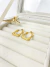 Brinco Argola Quadrada em Aço Inoxidável Dourado - comprar online