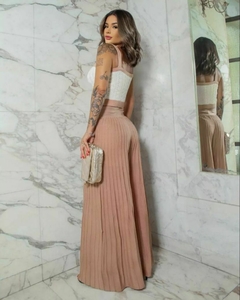 Calça Pantalona Plissada - comprar online