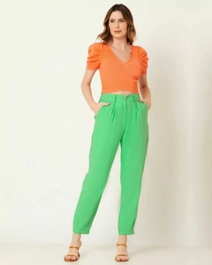 Calça Alfaiataria Feminino com Bolso - RC7 Fashion