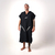Poncho ARDRP | Preto & Off White Bordado - comprar online