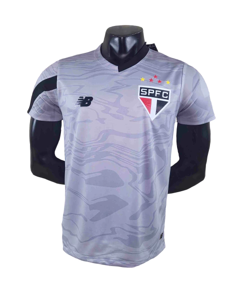 Camisa São Paulo 2024 Goleiro New Balance Masculina - Cinza