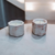 Vela de Yeso Blanco en forma de rombo - comprar online