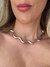 Choker Rígida Ondulada Prata