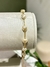 Pulseira Coração em Perola 20cm - comprar online