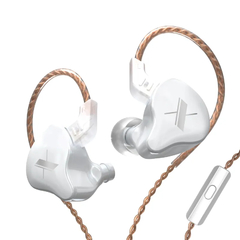 Imagem do Kz edx cristal cor 1dd alta fidelidade graves fones de ouvido no monitor esporte