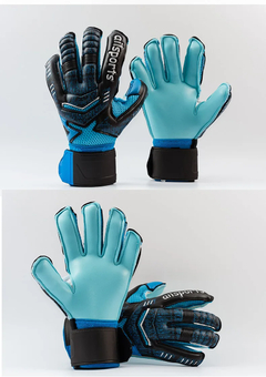 Luvas profissionais para goleiro de futebol, látex macio, proteção forte, eco