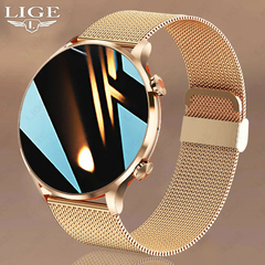LIGE-Bluetooth Call Smart Watch para homens e mulheres, função fisiológica, p - comprar online