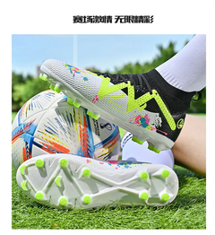 Tênis de futebol High Top AG para homens e mulheres, atualizado, leve, tênis d - EnRicos