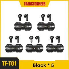 Transformadores TF-T01 Fones De Ouvido TWS, Bluetooth 5.3, Fone De Ouvido Sem Fi