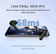 QCY-T13 ANC Fones De Ouvido Sem Fio, Bluetooth 5.3 TWS, ANC, Auscultadores De Ca - loja online
