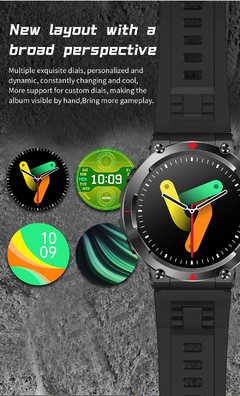 COLMI-V70 Smartwatch para homens, tela AMOLED HD ultra grande, chamada Bluetooth - loja online