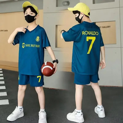Imagem do Roupas esportivas para meninos e meninas, uniforme de secagem rápida, roupas de