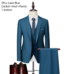 Casaco de Luxo Slim Fit e Calças Casacos Completos para Homens, Blazers de Casa na internet
