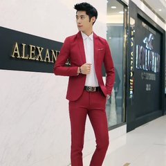 Casaco de Luxo Slim Fit e Calças Casacos Completos para Homens, Blazers de Casa