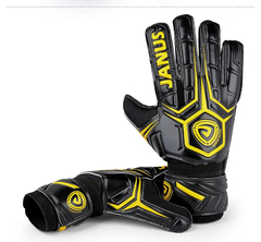 Luvas de futebol Janus Finger Protection, luvas reforçadas de futebol para cria