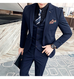 Fatos de casamento formais masculinos, snoking para noivo, jaqueta, calça, cole na internet