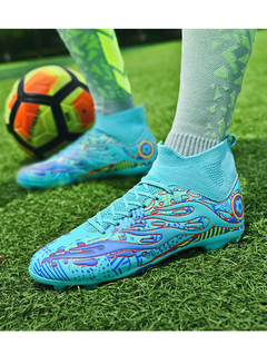 Sapatos de futebol FG TF para homens, botas aprimoradas, chuteiras de treinament na internet