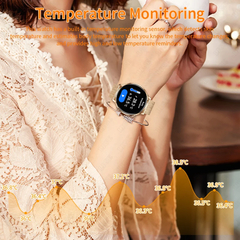 LIGE-Bluetooth Call Smart Watch para homens e mulheres, função fisiológica, p - loja online