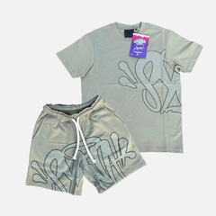 Synaword-camiseta de algodão com manga curta masculina, estampa de Hip Hop, aga