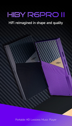HiBy-R6 Pro II Leitor de música Android, Wi-Fi, Bluetooth, USB, DAC, Fone de ou - EnRicos