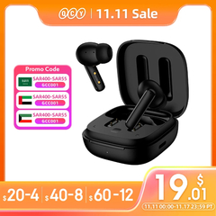 QCY-T13 ANC Fones De Ouvido Sem Fio, Bluetooth 5.3 TWS, ANC, Auscultadores De Ca