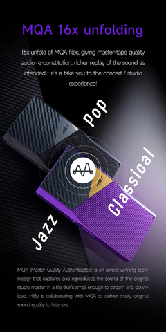 HiBy-R6 Pro II Leitor de música Android, Wi-Fi, Bluetooth, USB, DAC, Fone de ou