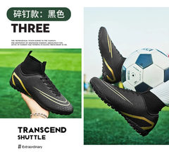 Botas de futebol passadas para homens e mulheres, chuteiras de futebol profissio