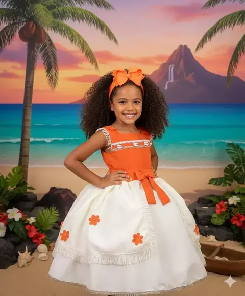 Vestido Tematico Moana - comprar online