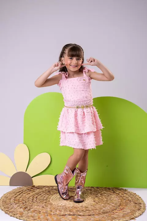 Conjunto Boho Rosa Bebe - comprar online