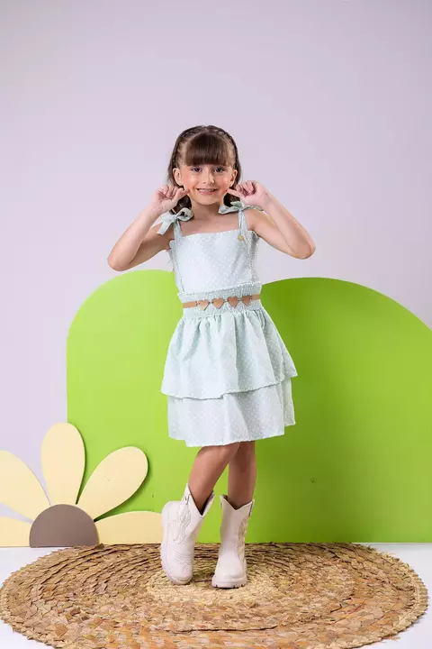 Vestido Boho Verde com Cinto - comprar online