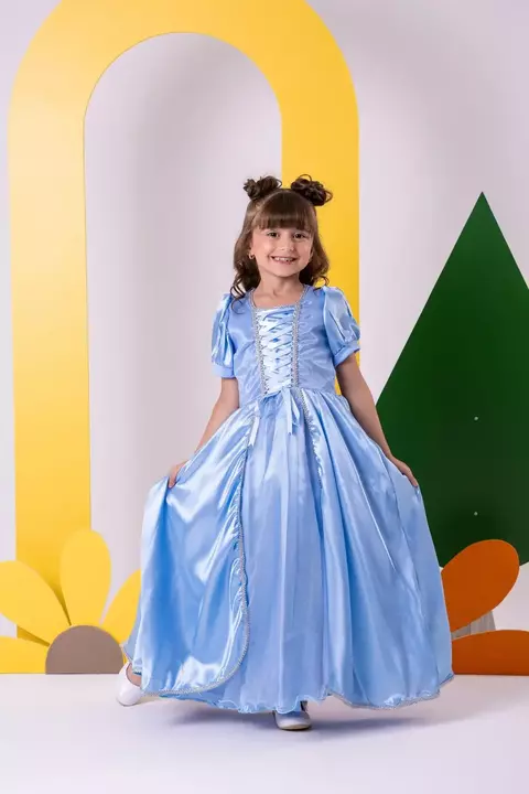 Fantasia Princesa Cinderela longo - comprar online