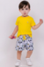Conjunto Caio Nº06 - Camisa Algodão + Short Tactel Colors