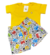 Conjunto Caio Nº06 - Camisa Algodão + Short Tactel Colors