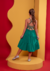 Vestido Lu - Verde Floresta (forrado) - comprar online