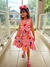 Vestido Festa Tecido Crepe Sedinha Florido