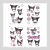 Stickers kuromi - comprar online