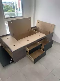 CAMA BOX BOTI 1 plaza - tienda online