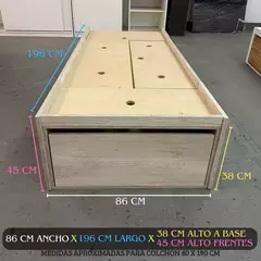 CAMA BOX BOTI 1 plaza en internet