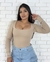 Body Manga Longa Decote Quadrado - comprar online