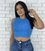 Cropped Canelado Basic - Julia Modas