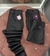 Calça Couro Fake