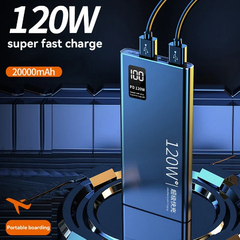 Imagem do Carregador Portátil Xiaomi- Alta Potência e Alta Capacidade, 30000mAh, 120W, Carregamento