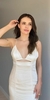 Vestido Alice - Off White | Vermelho - comprar online
