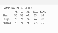 CAMPERA TNF GOTEREX en internet