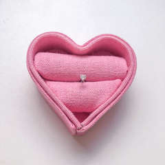 Piercing Zircônia Coração - comprar online