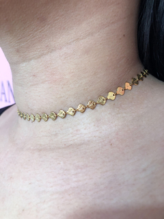 Choker de Conchinhas Dourado na internet