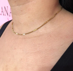 Colar Elegância Solar Dourado na internet