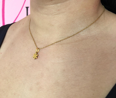 Colar Florzinha Dourado na internet