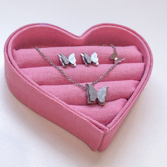 Conjunto de Colar e Brinco Borboleta - comprar online