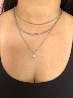 Conjunto Triplo Colar e Pulseira